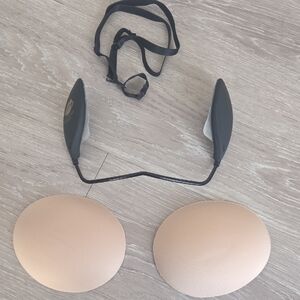 Misses Kisses Bra: The Frontless Bra - Shallow Plunge w/ OG Bra Pads